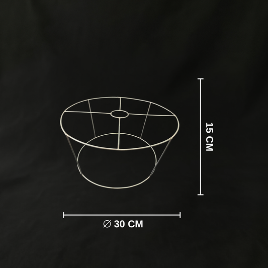İki Katlı Demir Tel Avize İskeleti