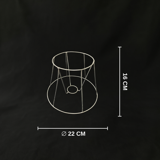 Abajur Demir Tel İskeleti
