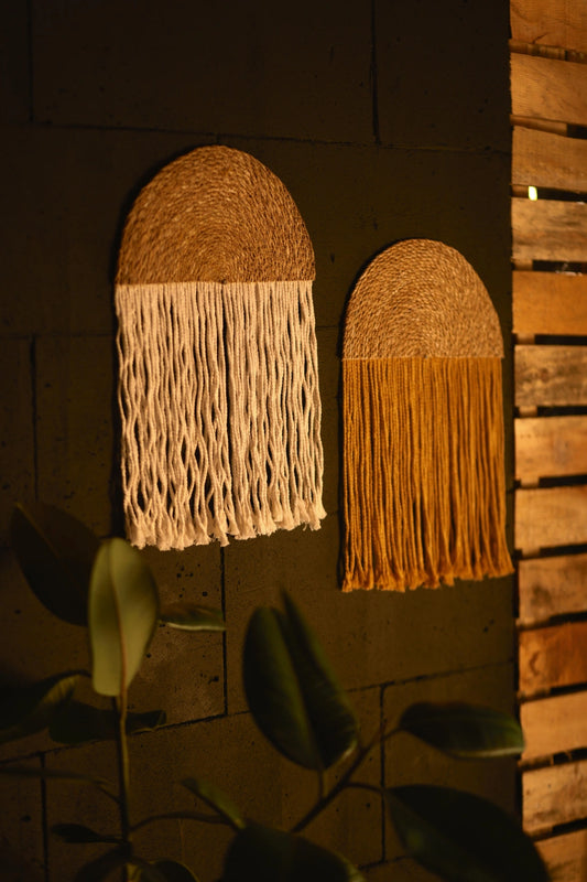 2'li Yağmur Bulut Bohem Duvar Süsü