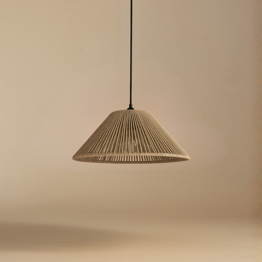 Makrome Avize (Hardal, Kahverengi, Ekru) (40CM)