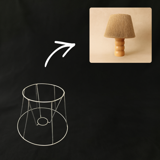 Abajur Demir Tel İskeleti