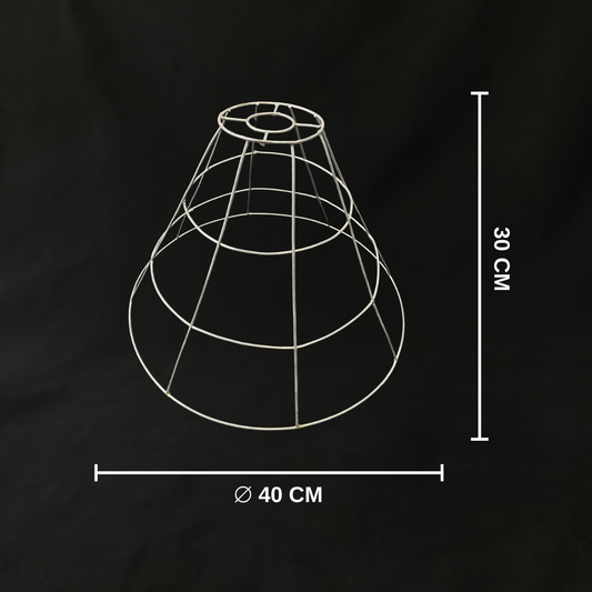 Konik Demir Tel Avize İskeleti