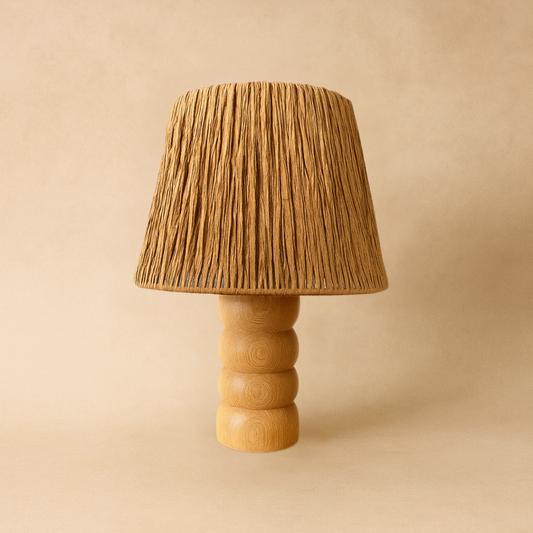 3’lü Kağıt Rafya Aydınlatma Seti (2 Abajur + 1 Avize)