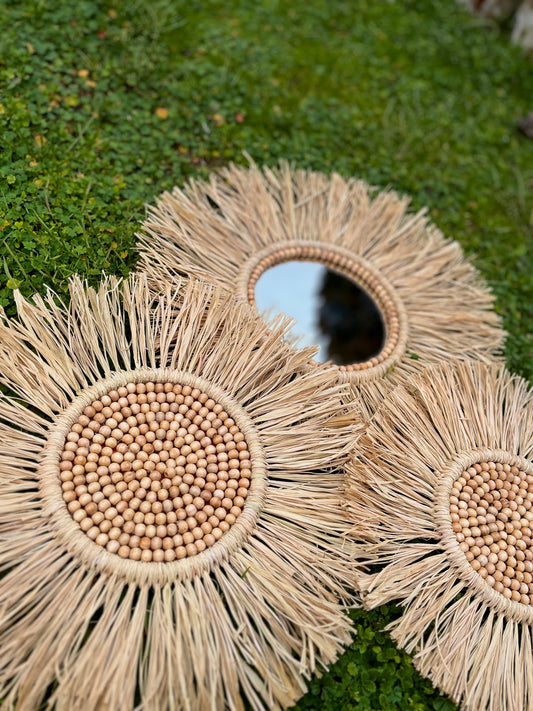 3'lü Boncuklu Ayna Seti