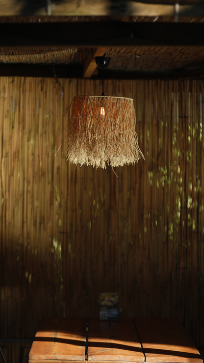 1 Katlı Rafya Avize