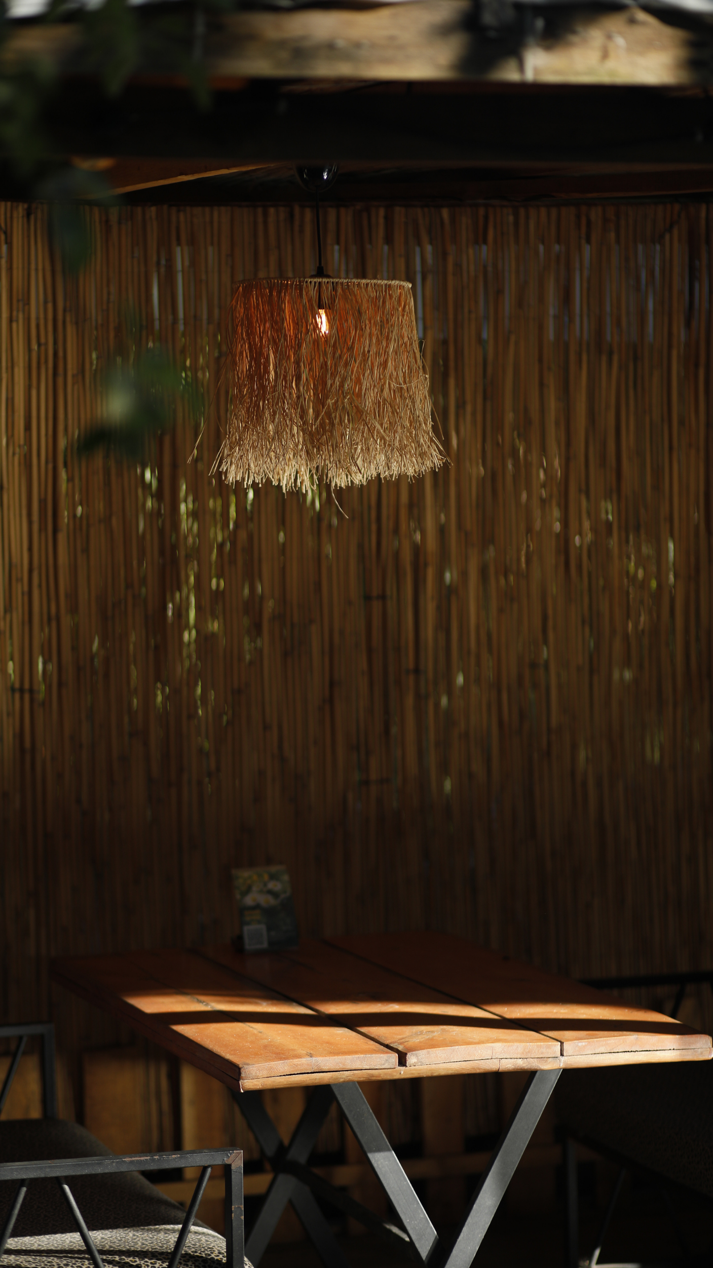 1 Katlı Rafya Avize