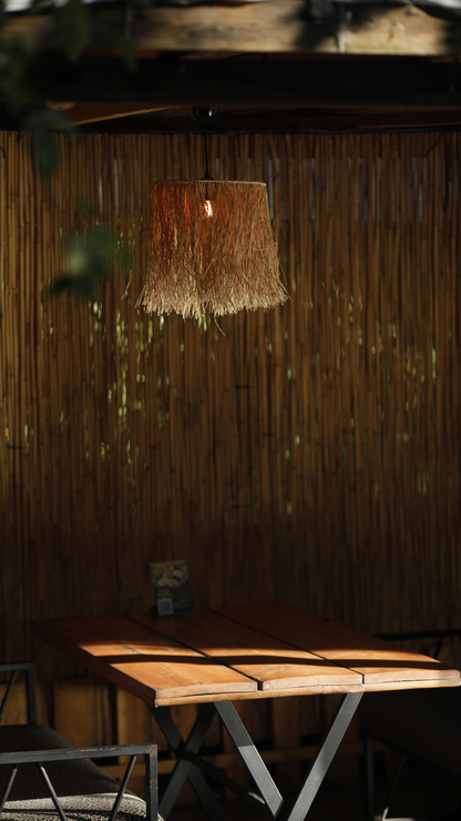 1 Katlı Rafya Avize