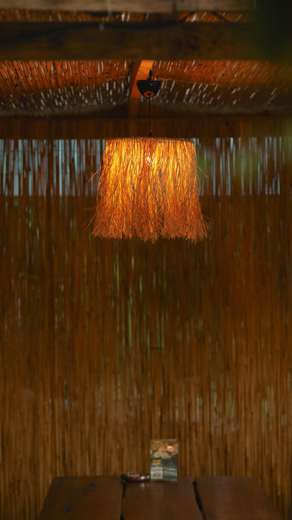 1 Katlı Rafya Avize