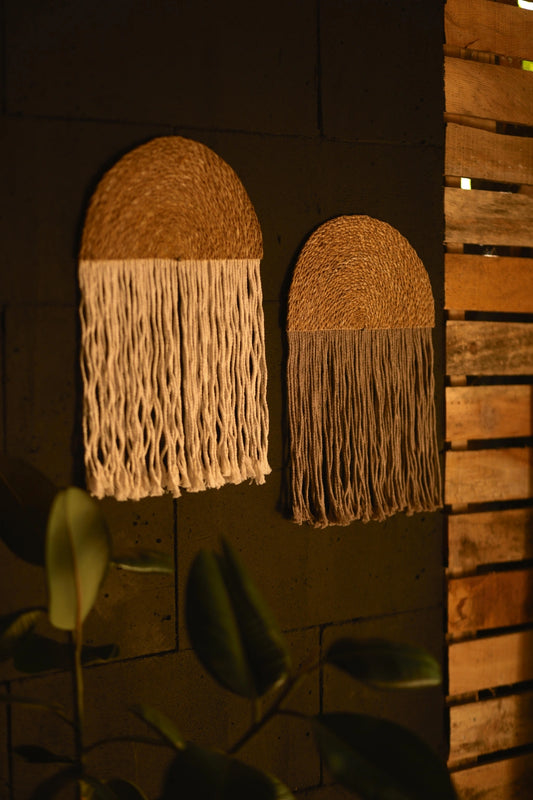 2'li Yağmur Bulut Bohem Duvar Süsü