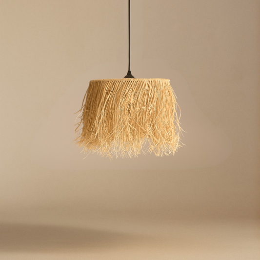 1 Katlı Rafya Avize